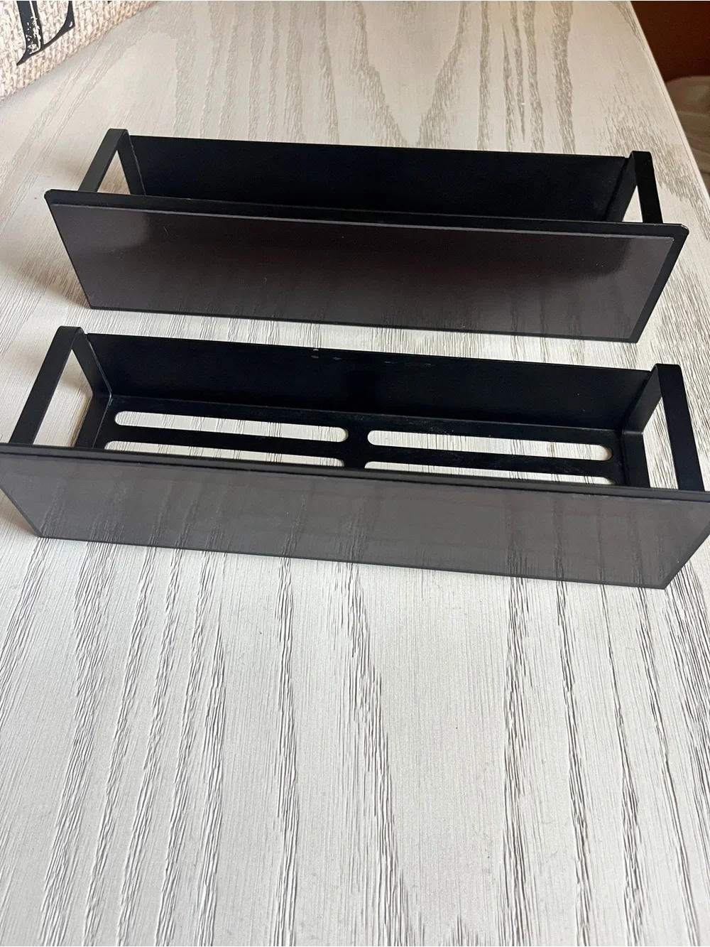 Black Metal Heavy duty Magnetic Shelves